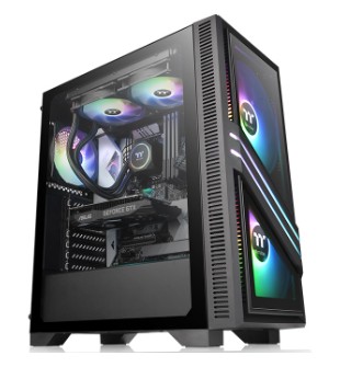 CASE THERMALTAKE VERSA T35 VIDRIO TEMP.  | 600W | 1 PANEL VIDRIO | LED -RGB