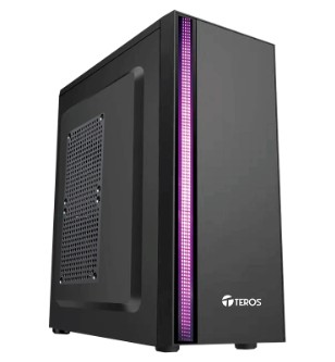 CASE TEROS TE1075N, MID TOWER, ATX, 250W, USB 3.0 / 2.0, AUDIO, NEGRO.