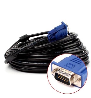 CABLE VGA DE VIDEO 10MT. LCD CON DOBLE FILTRO