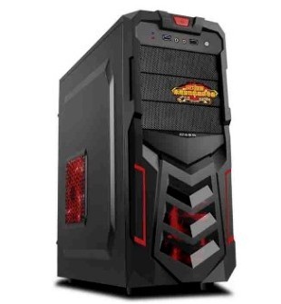 CASE GAMER HALION LOTUS C12/C13 400W LED ROJO/LED AZUL