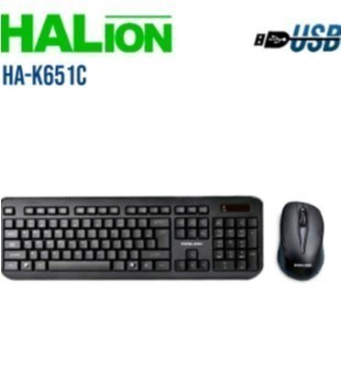 KIT TECLADO + MOUSE HALION  HA-K651C  USB