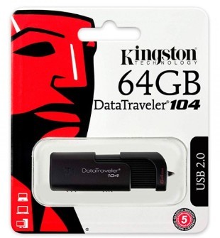 MEMORIA USB KINGSTON 64GB | DT104 