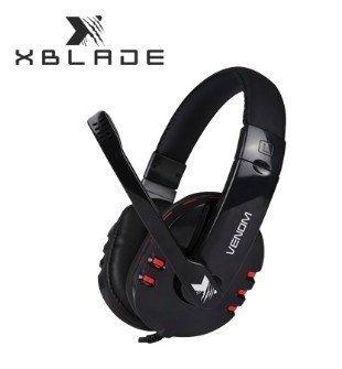 AURICULAR C/MICROF. XBLADE GAMING VENOM BLACK/RED (GXB-HG8311)