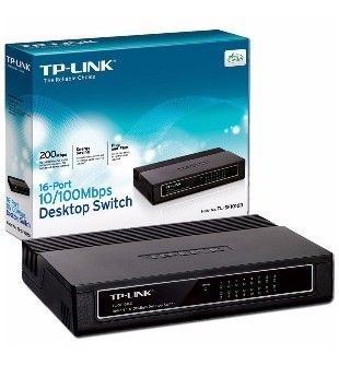 SWITCH TP-LINK DESKTOP 16PUERTOS 10/100  TL-SF1016D