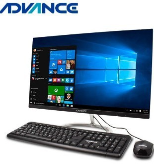 AIO ADVANCE ADV24A, 23.8" IPS, INTEL CELERON N3350 1.10 GHZ, 4GB DDR3, SSD 32GB