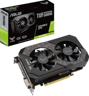 TARJETA DE VIDEO ASUS NVIDIA GEFORCE GTX 1660 TUF GAMING, 6GB GDDR5 