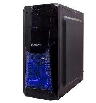 CASE TEROS TE1056, MID TOWER, ATX, 600W