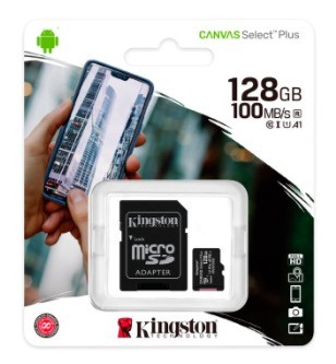 MEMORIA MICRO-SD KINGSTON CANVAS 128GB