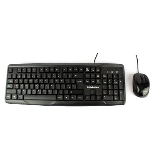 KIT TECLADO MOUSE HA-K429C HALION USB