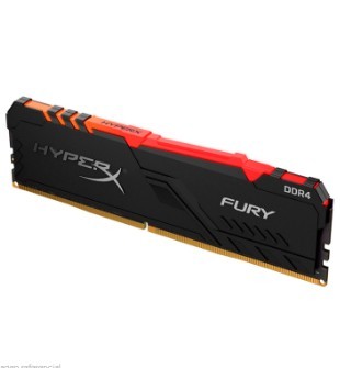 MEMORIA KINGSTON HYPERX FURY, 8GB, DDR4, 3200 MHZ, RGB LUZ