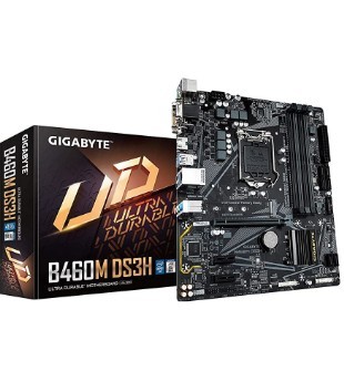 MOTHERBOARD GIGABYTE B460M DS3H LGA1200, DDR4, SATA 6.0GB/S, USB 3.2