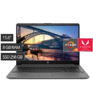 NOTEBOOK HP 15-GW0011LA 15.6" HD, AMD RYZEN 5 3500U 2.10 / 3.70GHZ, 8GB DDR4, 256GB M.2 SSD