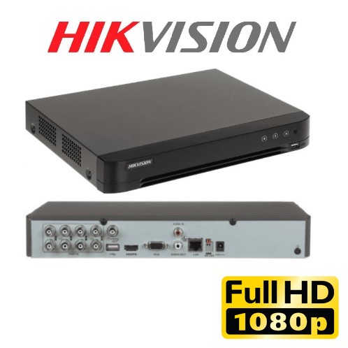 DVR AUDIO HIKVISION 8CH HD-TVI 1080 HDMI 1 HDD - METAL - HK-DS7208HQHI-M1/S