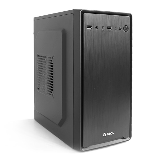 CASE TEROS TE1025N, MICRO TOWER, 600W, USB 2.0/ USB 3.0, AUDIO HD