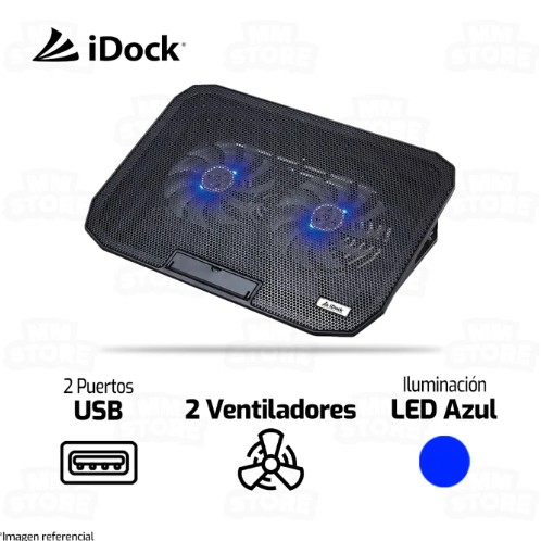 COOLER PARA LAPTOP IDOCK N6 PRO | 2 VENTILADORES