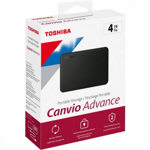 DISCO TOSHIBA 4TB CANVIO ADVANCE BLACK -V10 