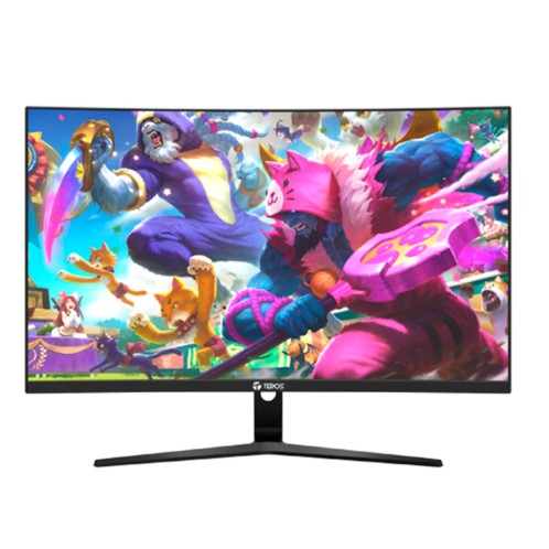 MONITOR CURVO TEROS TE-2731S, 27" VA, 100HZ, 1920X1080, FULL HD, HDMI, VGA, VESA, FREESYNC