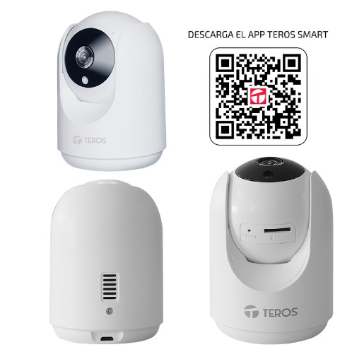 CÁMARA SMART INTERNA TEROS TE90602W, RESOLUCIÓN 3MP, WI-FI, COLOR BLANCO