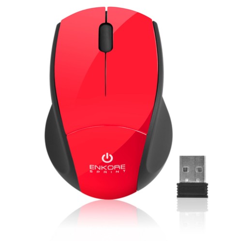 MOUSE INALAMBRICO ENKORE EKM200 CON RECEPTOR USB | EKM-200