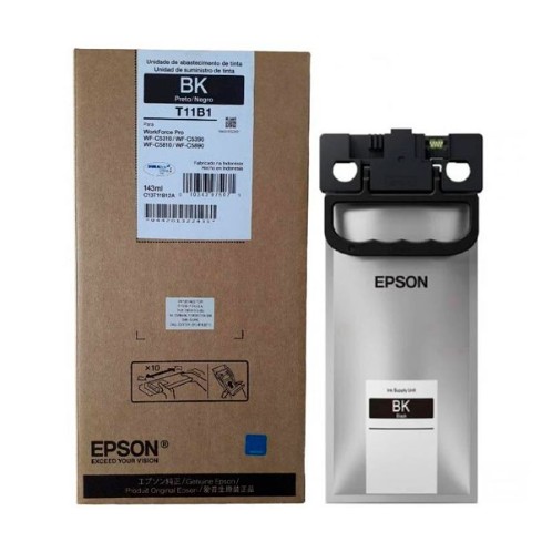 BOLSA DE TINTA EPSON T11B120-AL COLOR NEGRO, 143 ML.