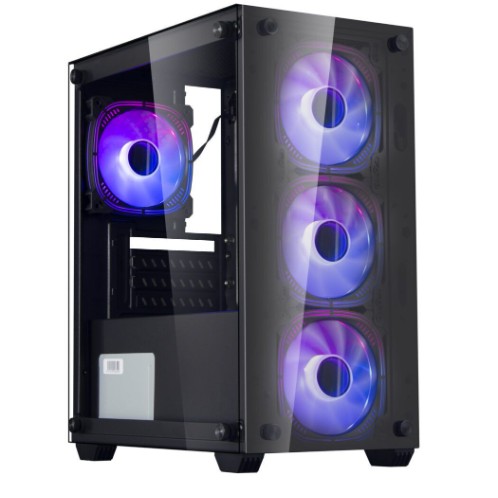 CASE HALOON GAMER CON FUENTE RAGNAROK 323 HALION 500W