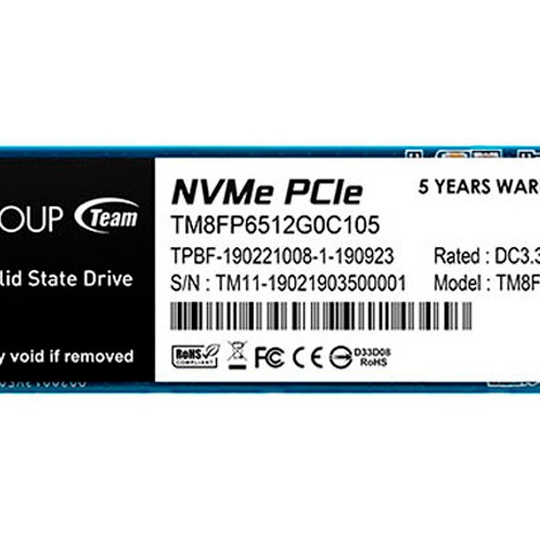 DISCO SOLIDO MP33 M.2 PCIE SSD 512GB DC +3.3V | TM8FP6512G0C101