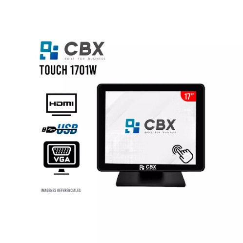 MONITOR CBX TOUCH 1701W 17 PULGADAS |HDMI|VGA|BASE DE METAL