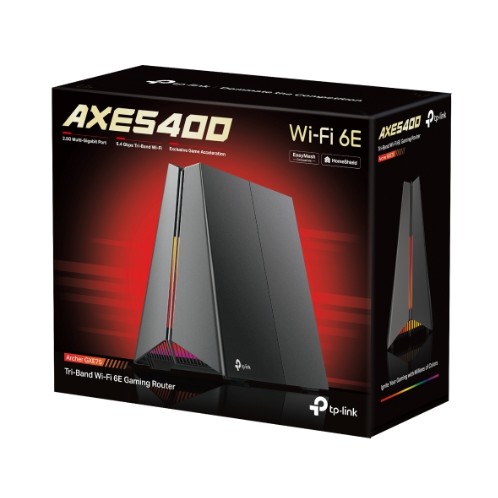 TP-LINK ARCHER GXE75 ROUTER GAMING WIFI6E AXE5400 TRIPLE BANDA 