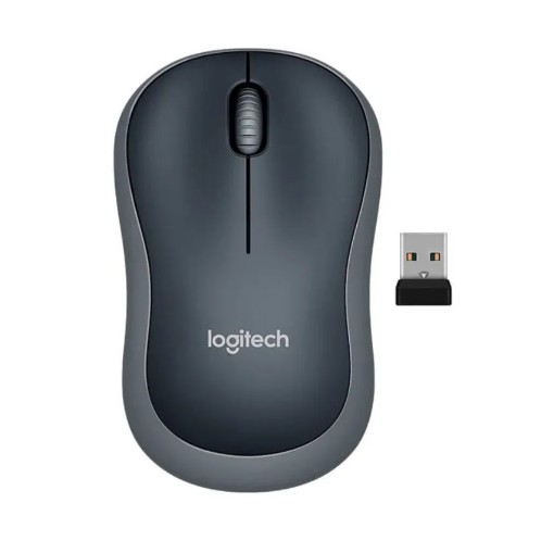 MOUSE INALABRICO LOGITECH M185 GRIS/ AZUL/NEGRO