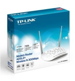 ROUTER TP-LINK ADSL TD-W8961N  4PUERTOS  WIFI/ 300 MBPS-2 ANTENAS