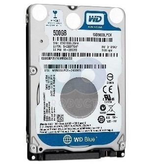 DISCO DURO WESTER DIGITAL LAPTOP  500GB SATA 3 5400