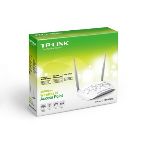 ACCES POINT TP-LINK 300MBPS WIRELESS N-2 ANTENAS 802.11B/G/N TL-WA801ND