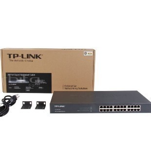 SWITCH TP-LINK  GIGABIT 24 PUERTOS 10/100/1000 RACK | TL-SG1024