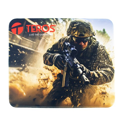 MOUSEPAD TEROS TE-3018S BK, DISE&Ntilde;O IMPRESO