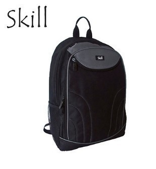 MOCHILA SKILL BACKPACK 15.6 BLACK/BLUE  BLACK/GREY ( PN EB9019-BL)