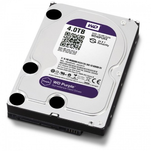 DISCO DURO PURPURA WESTERN DIGITAL 4TB  SATA 6 GB/S