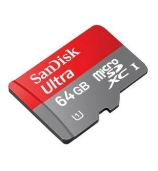 MEMORIA MICRO SD SANDISK 64GB ULTRA SDHC CLASS 10