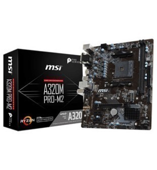 MOTHERBOARD MSI A320M PRO-M2  V/H/S AM4 DDR4