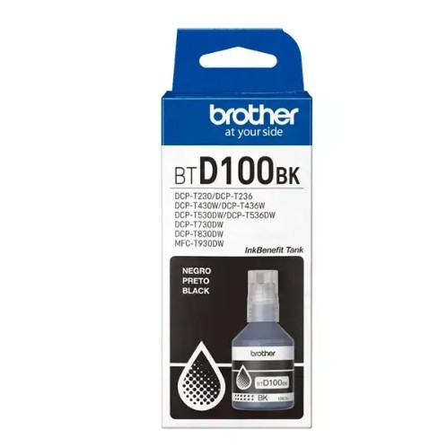 TINTA BROTHER BTD100BK BLACK |  T230D/ T430DW/ T530DW/ T730DW/ T830DW/ T930DW